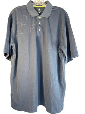 Bolle Golf Mens Polo Shirt Blue/Red/White RN 91870 SIze L